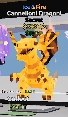 Cannelloni Dragoni Ice & Fire - Steal the Brainrot - SAMPSHOP