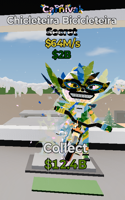 Chicleteira Bicicleteira Carnival - Steal the Brainrot - SAMPSHOP