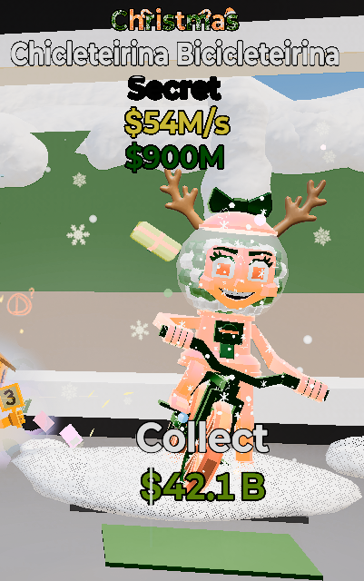 Chicleteirina Bicicleteirina Christmas - Steal the Brainrot - SAMPSHOP