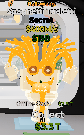 Spaghetti Tualetti Halloween - Steal the Brainrot - SAMPSHOP