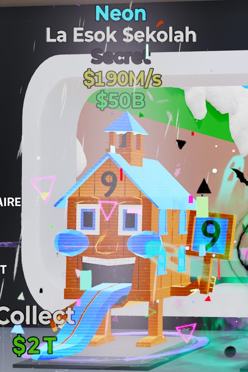 La Esok Sekolah Neon - Steal the Brainrot - SAMPSHOP