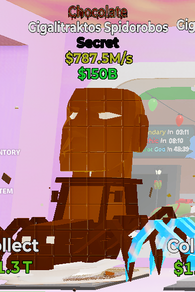 Gigalitraktos Spidorobos Chocolate - Steal the Brainrot - SAMPSHOP