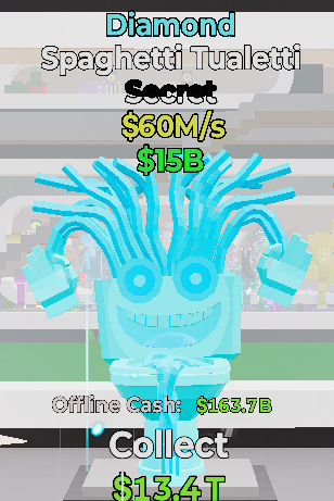 Spaghetti Tualetti Diamond - Steal the Brainrot - SAMPSHOP