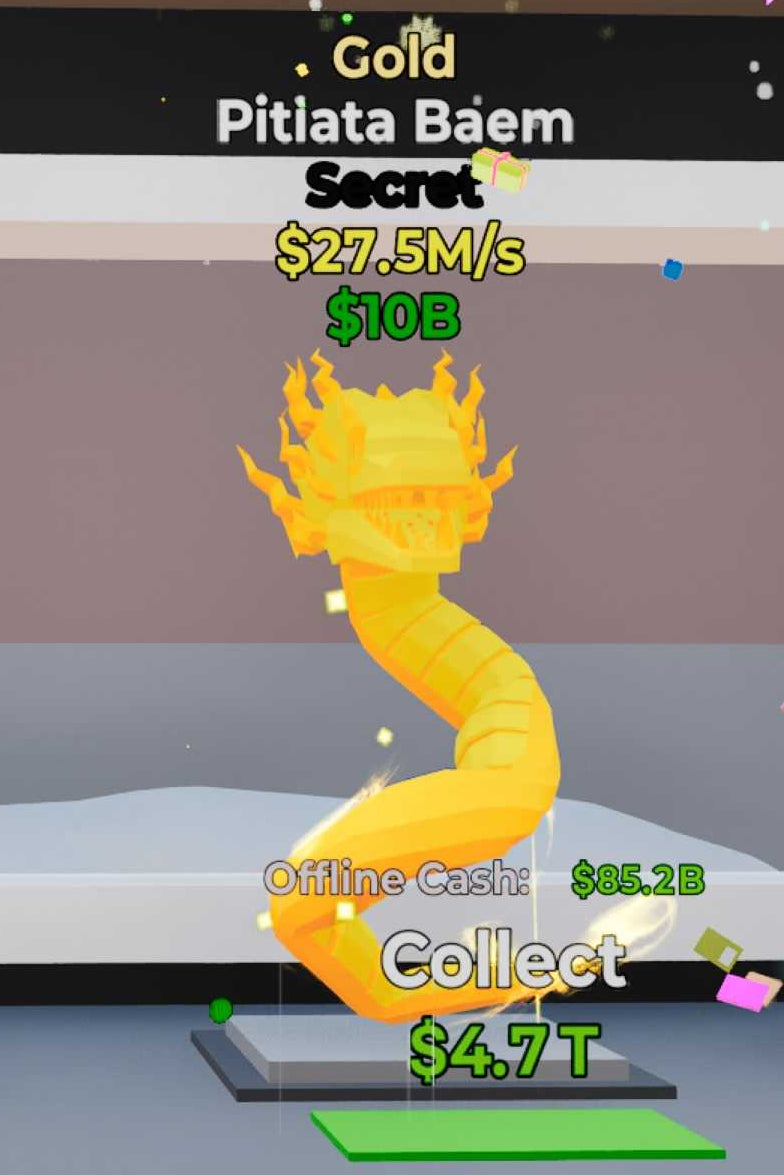 Pitiata Baem Gold - Steal the Brainrot -  SAMPSHOP