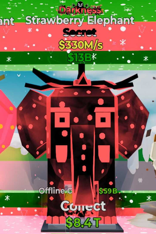 Strawberry Elephant Darkness - Steal the Brainrot -  SAMPSHOP