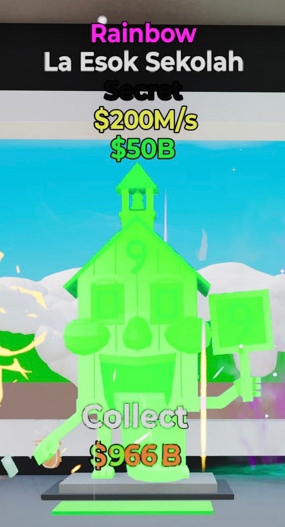 La Esok Sekolah Raimbow - Steal the Brainrot -  SAMPSHOP