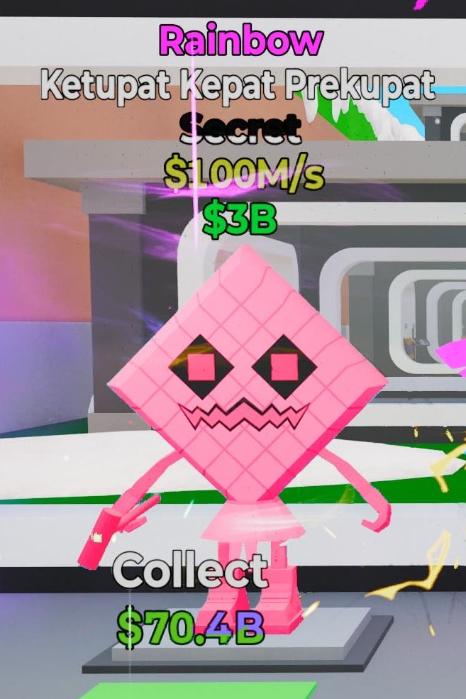 Ketupat Kepat Prekupat Raimbow - Steal the Brainrot -  SAMPSHOP