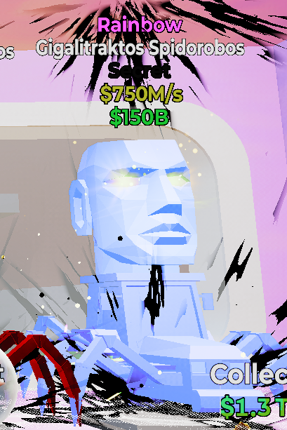 Gigalitraktos Spidorobos Raimbow - Steal the Brainrot -  SAMPSHOP