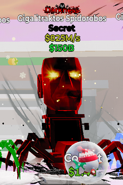 Gigalitraktos Spidorobos Darkness - Steal the Brainrot -  SAMPSHOP