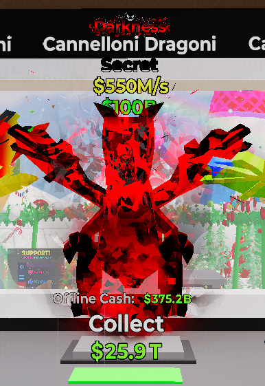 Cannelloni Dragoni Darkness - Steal the Brainrot -  SAMPSHOP