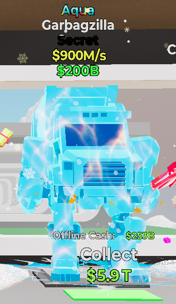 Garbagzilla Aqua - Steal the Brainrot -  SAMPSHOP