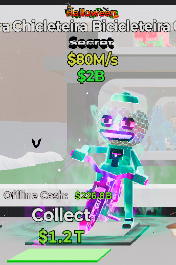 Chicleteira Bicicleteira Halloween - Steal the Brainrot -  SAMPSHOP